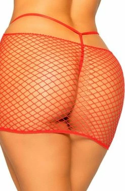 COAXcopenhagen.com Red Industrial Net Dress - Fierce AF LINGERIE