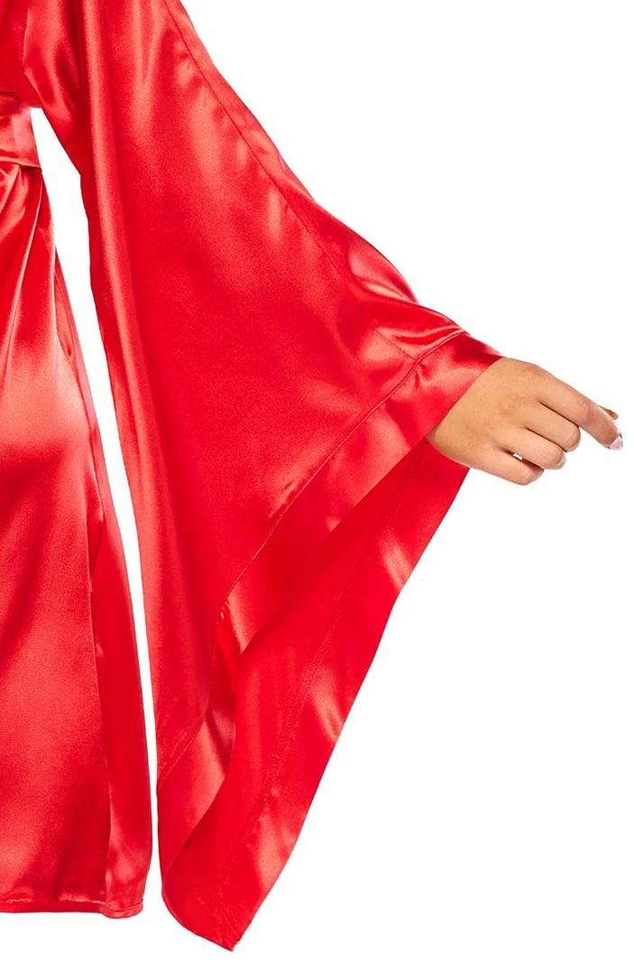 COAXcopenhagen.com Red Satin Robe - Kandi