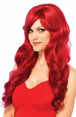 COAXcopenhagen2 ACCESSORIES Red Wavy Wig