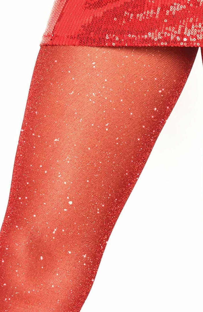 COAXcopenhagen2 Red Pantyhose With Glitter