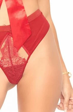COAXcopenhagen2 Red Bow Lingerie - XoXo