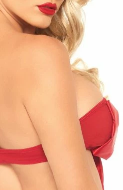 COAXcopenhagen2 Red Bow Lingerie - XoXo