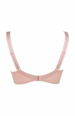 COAXcopenhagen.com Pink Bra With Rose Gold Embroidery - PASSIONATE