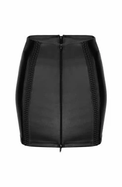 COAXcopenhagen2 The COAX Fetish Mini Skirt With Zip - See You Next Tuesday