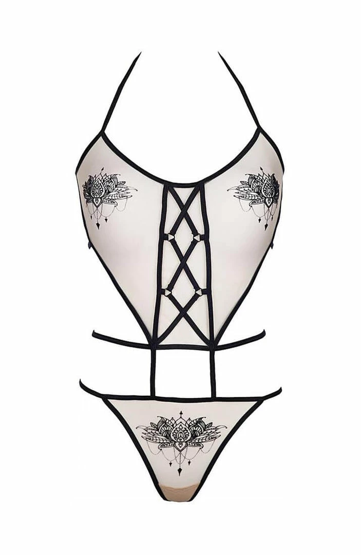 COAXcopenhagen2 See-through Strappy Bodysuit - ALLURE LINGERIE