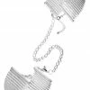 COAXcopenhagen.com Silver Metallic Cuffs With Silver Chain
