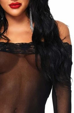 COAXcopenhagen2 LINGERIE Black Doll Dress - Queen Of The Night