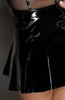 COAXcopenhagen.com Black PVC & Mesh Doll Dress - MANIFEST