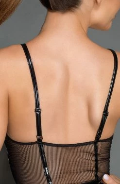 COAXcopenhagen.com Black PVC & Mesh Doll Dress - MANIFEST