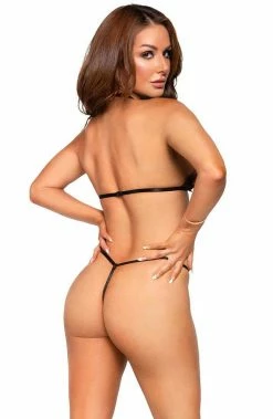 COAXcopenhagen.com Black Bra & String Lingerie With Butterflies - Your Reason To Smile