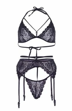 COAXcopenhagen.com Bra, Garter Belt And String - Date Essentials LINGERIE