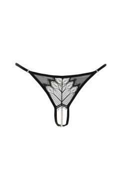 COAXcopenhagen2 LINGERIE Thong With Pearl String - Kyoto G-String