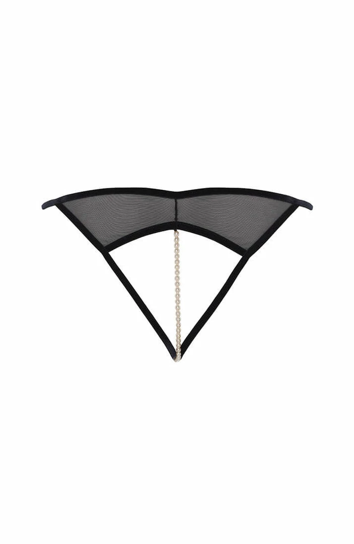 COAXcopenhagen2 LINGERIE Thong With Pearl String - Kyoto G-String
