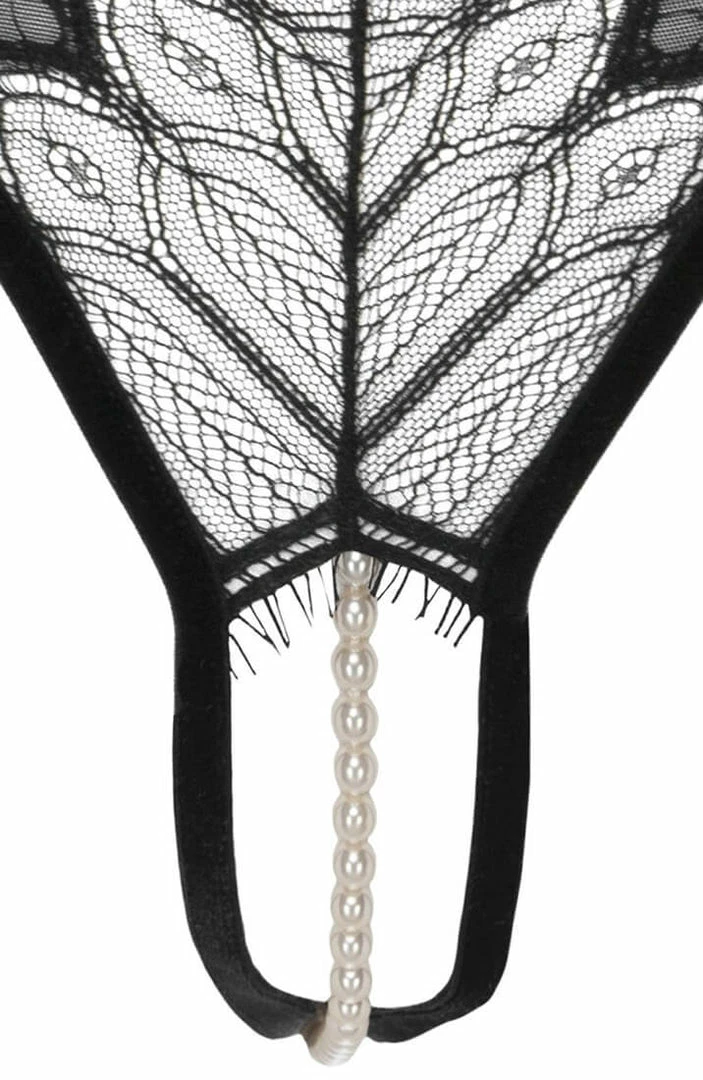 COAXcopenhagen2 LINGERIE Thong With Pearl String - Kyoto G-String