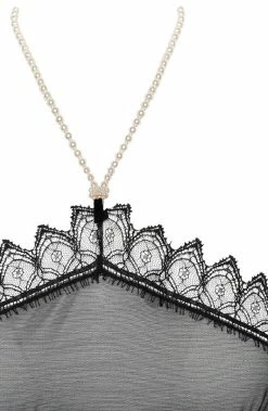 COAXcopenhagen2 Halter Neck Top With Pearl Strand - Kyoto Halter Top