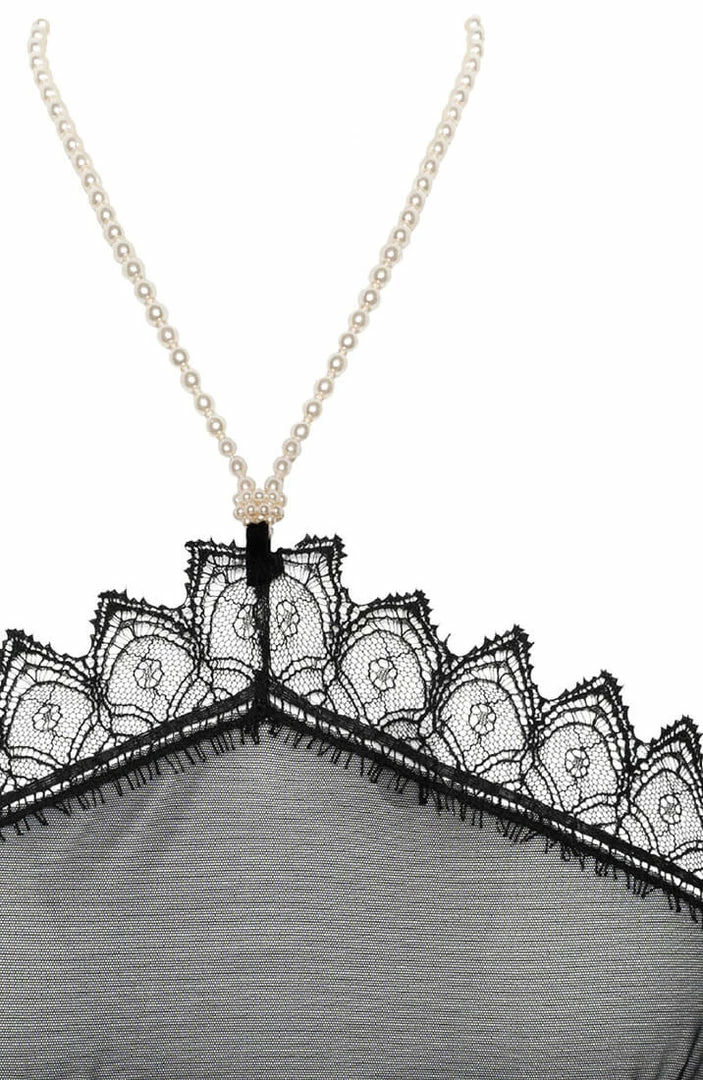 COAXcopenhagen2 Halter Neck Top With Pearl Strand - Kyoto Halter Top