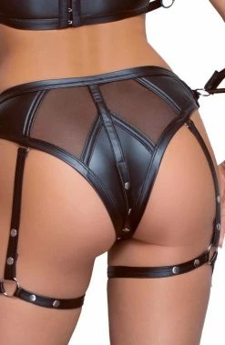 COAXcopenhagen.com Black Lingerie Set With Restraints - Saw You Looking