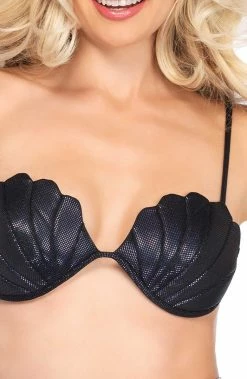 COAXcopenhagen2 Mermaid Costumes Black Mermaid Bra