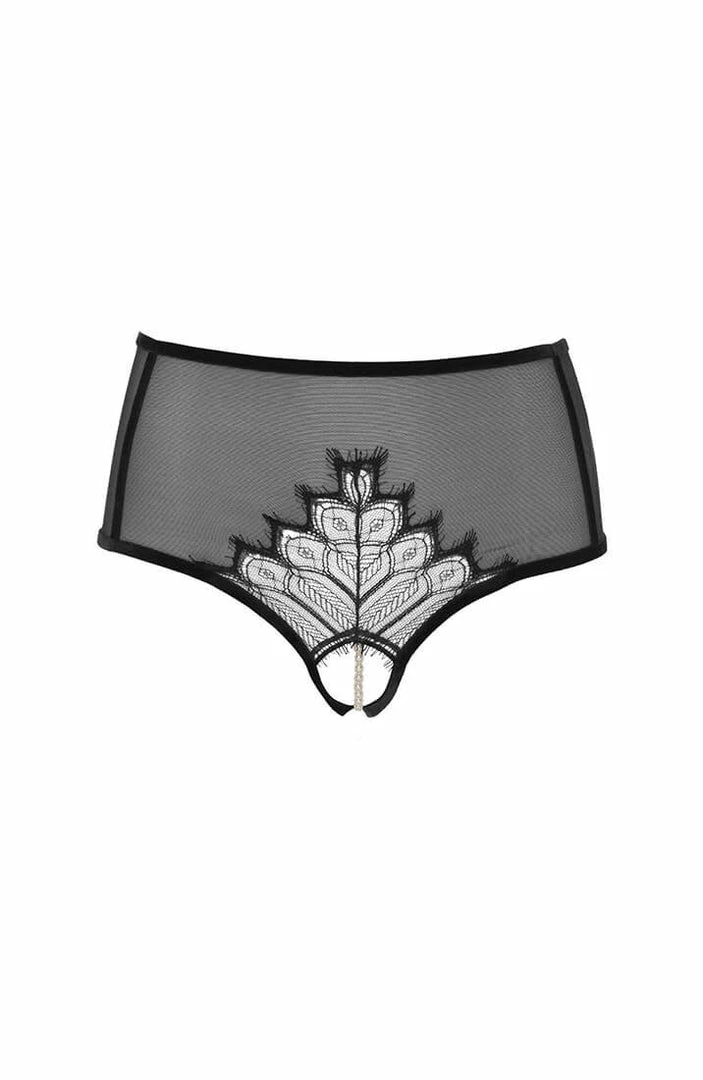 COAXcopenhagen2 LINGERIE High Waist Panty With Pearl String - Kyoto High Waist Brief