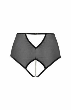 COAXcopenhagen2 LINGERIE High Waist Panty With Pearl String - Kyoto High Waist Brief