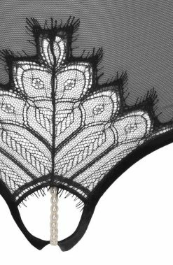 COAXcopenhagen2 LINGERIE High Waist Panty With Pearl String - Kyoto High Waist Brief