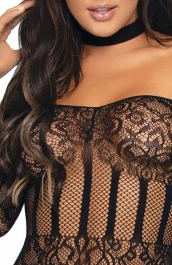 COAXcopenhagen.com LINGERIE Black Mini Dress With Choker - Try Me