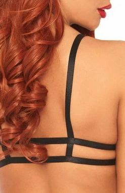 COAXcopenhagen2 Black Lingerie Set With Gold Shimmer - Go Steady