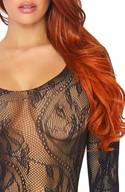 COAXcopenhagen2 Swirl Lace Bodystocking - The Suit