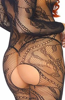 COAXcopenhagen2 Swirl Lace Bodystocking - The Suit