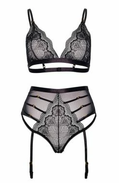 COAXcopenhagen.com Black Lingerie With Cage-strap - Lovely In Lace
