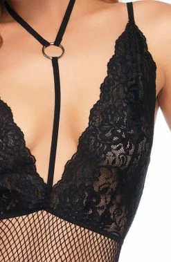 COAXcopenhagen2 Bodystocking With Choker - Just Hold Me LINGERIE