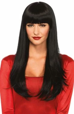 COAXcopenhagen2 Black Wig With Fringe