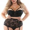 COAXcopenhagen.com Black Plus Size Lingerie Set - Love Buddy