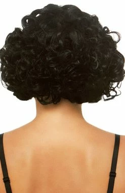 COAXcopenhagen2 Black Curly Bob Wig Fairytale Costumes