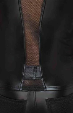 COAXcopenhagen.com The COAX Fetish Black Wet Look T-shirt - Individual