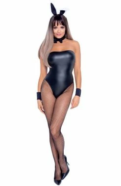 COAXcopenhagen.com Wet Look Bunny Costume - Miss Tux Bunny RolePlay