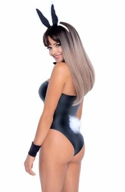 COAXcopenhagen.com Wet Look Bunny Costume - Miss Tux Bunny RolePlay