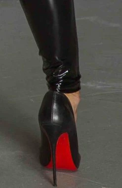 COAXcopenhagen.com Black PVC Leggings - REBEL