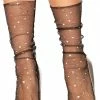 COAXcopenhagen.com Black Tulle Ankle Highs With Stars And Moons HOSIERY