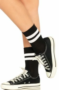 COAXcopenhagen2 Black Athlete Ankle Highs