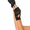 COAXcopenhagen2 Black Cut-out Lace Gloves