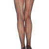 COAXcopenhagen2 HOSIERY Black Fishnet Tights With Back Seam