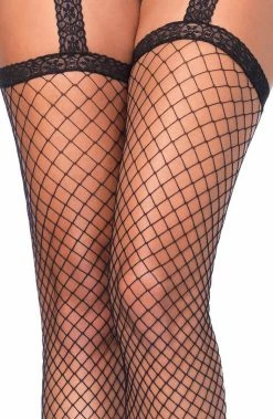 COAXcopenhagen2 Fishnet Stockings With Garter Belt