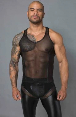 COAXcopenhagen.com The COAX Fetish Black Wet Look Pants - MANNISH