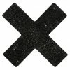 COAXcopenhagen.com Black Glitter Cross Nipple Covers