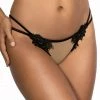 COAXcopenhagen.com LINGERIE Sheer Mesh String Panty With Black Lace - CHARISMATIC