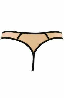 COAXcopenhagen.com Thong With Neon Yellow Contrast - Sensual Escapade