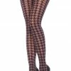 COAXcopenhagen2 Pantyhose With Classic Grey Dice Pattern