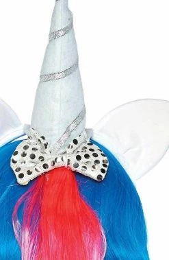 COAXcopenhagen2 Unicorn Headband With Rainbow Coloured Ponytail