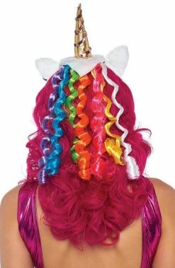 COAXcopenhagen2 Unicorn Headband With Rainbow Hair